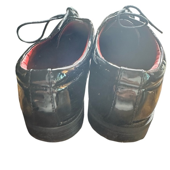 Bruno Marc Shiny Black Shoes Size 12 (Used - Good Condition) - Picture 4 of 8